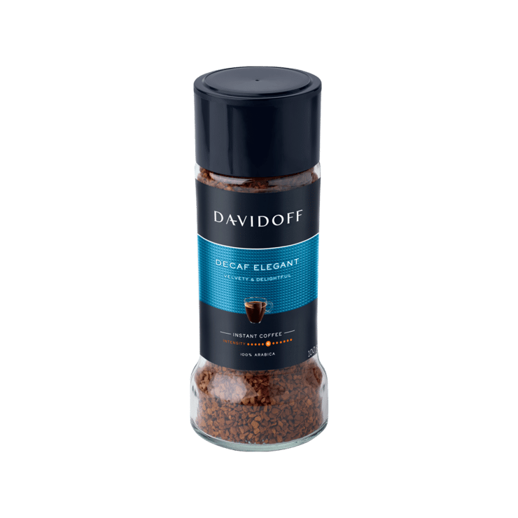 Davidoff Decaf Elegant Instant Coffee 6/12 Intensity – 100 g