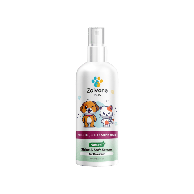 Zoivane Pets Soft and Shine Pet Serum for Dogs & Cats – 100 ml