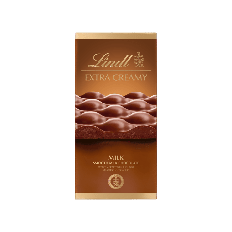 Lindt Extra Creamy Smooth Milk Chocolate Bar – 80 g