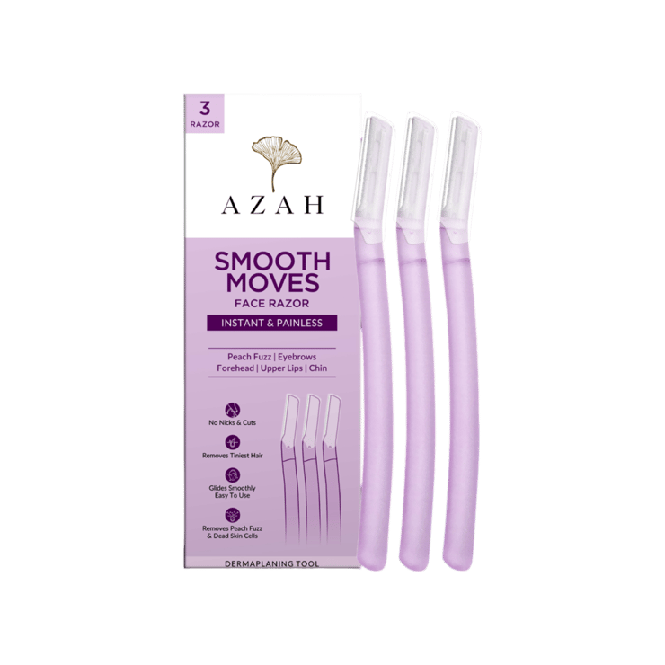 Azah Dermaplaning Face Razor for Women – 3 pieces