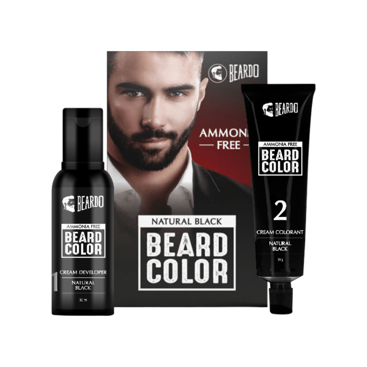 Beardo Natural Black Beard Colour – 1 pack (60 ml)