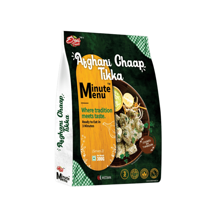 Desi Treat Minute Menu Afghani Chaap Tikka (Ready to Eat) – 300 g