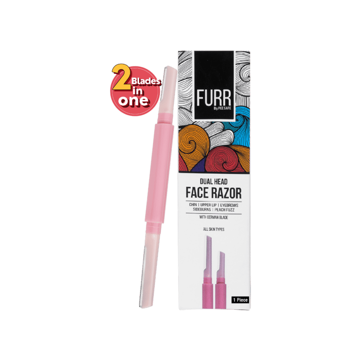 Furr By Pee Safe Dual Head Face Razor for Women – 1 piece