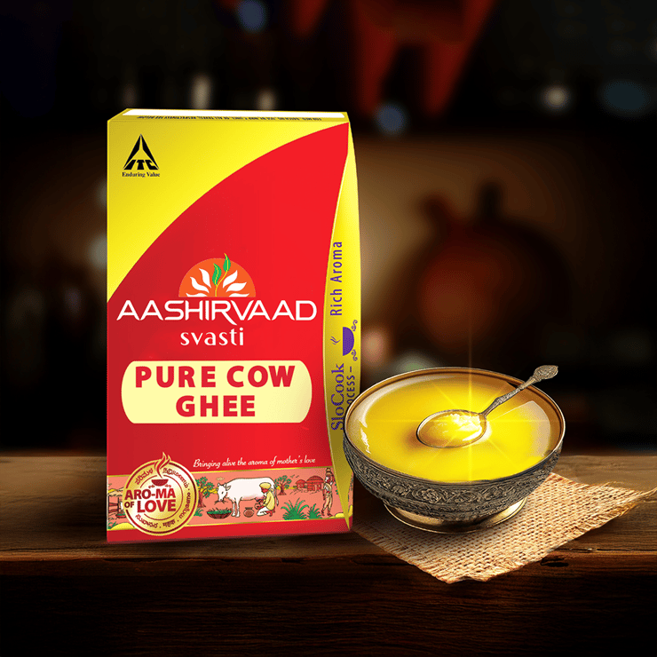 Aashirvaad Svasti Pure Cow Ghee – 1 ltr