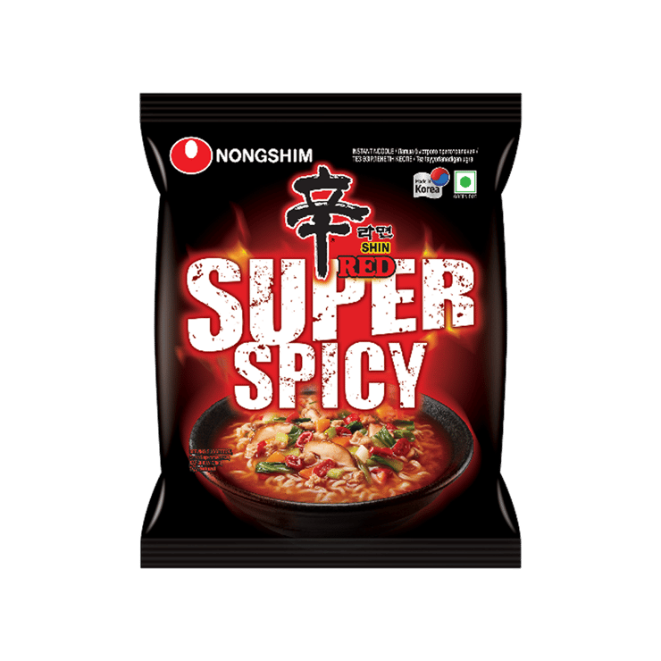 Nongshim Shin Red Super Spicy Noodles – 120 g