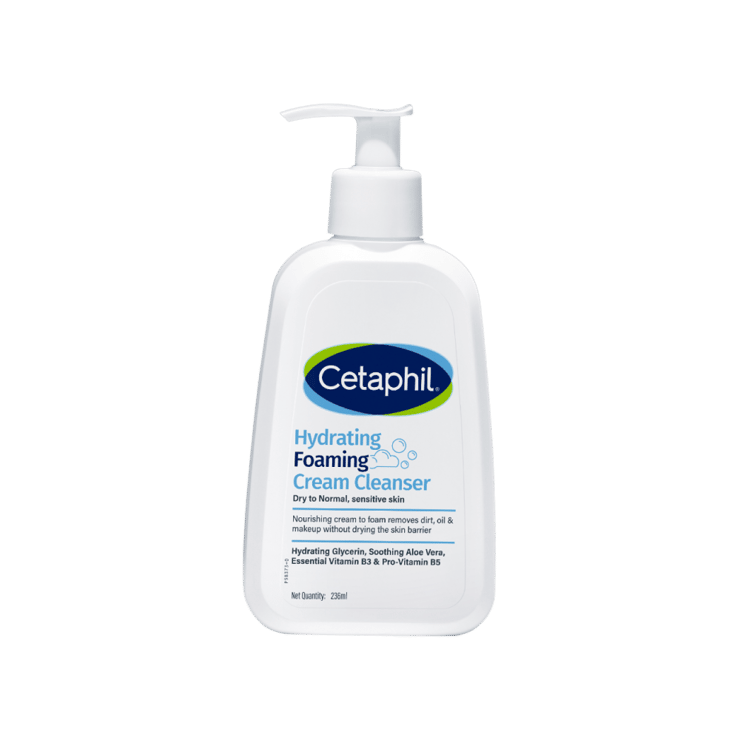 Cetaphil Hydrating Foaming Cream Face Cleanser – 236 ml
