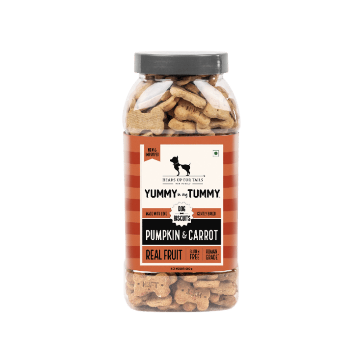 HUFT Yummy in my Tummy Dog Cookies (Pumpkin & Carrot) – 800 g