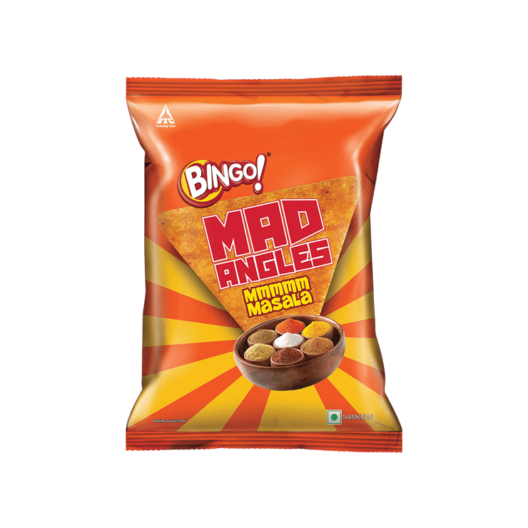 Bingo Mad Angles Masala Madness Crisps – 60 g