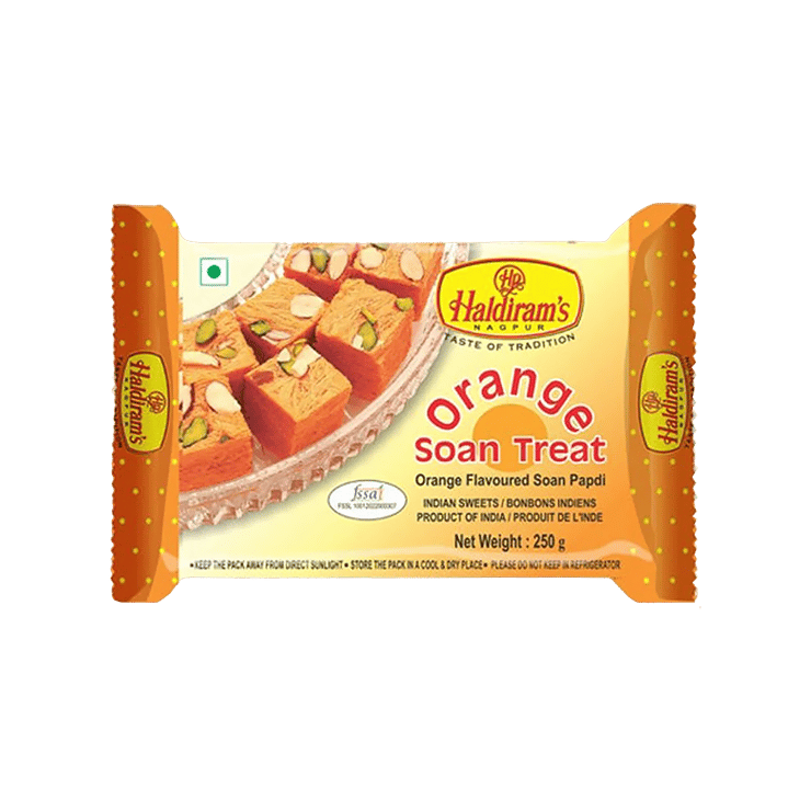 Orange Soan Papdi By Haldiram’s Nagpur – 250 g