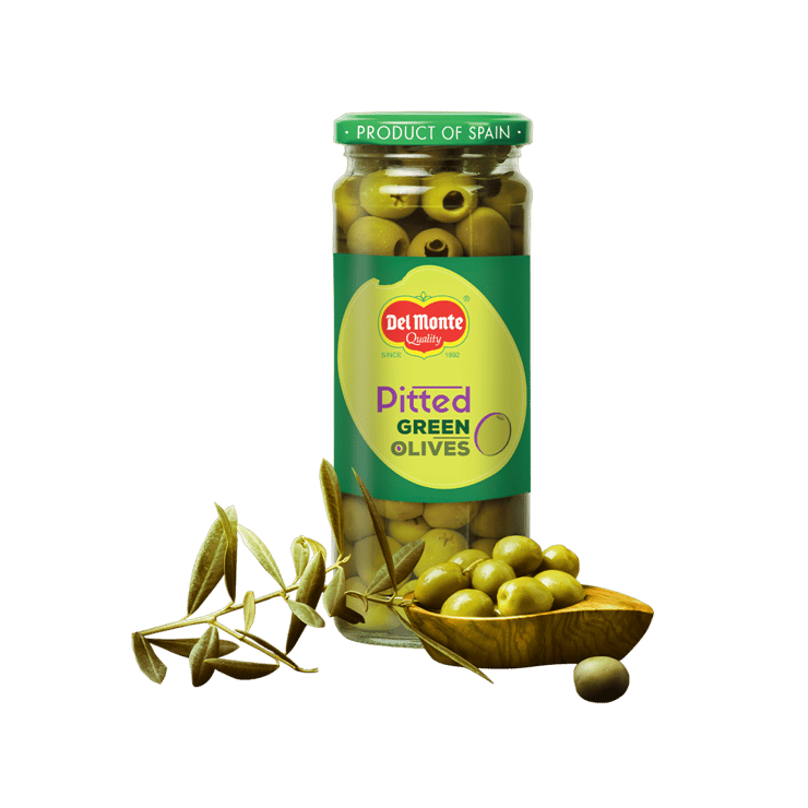 Del Monte Pitted Green Olives – 450 g