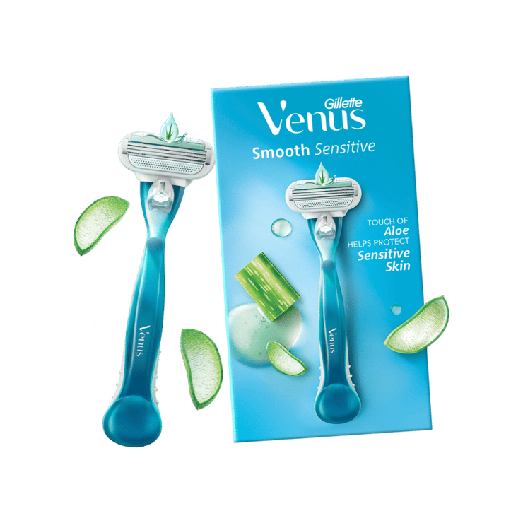 Gillette Venus Smooth Hair Removal Cartridge Women’s Razor with Aloe Vera – 1 unit
