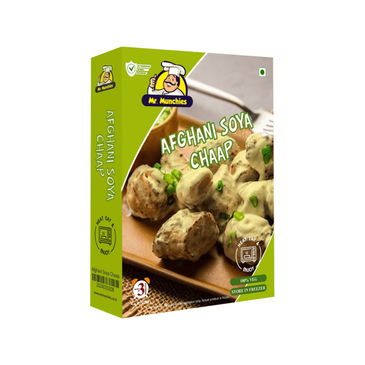 Mr. Munchies Afghani Soya Chaap – 280 g