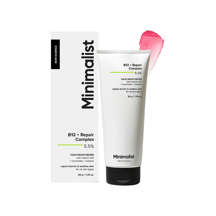 Minimalist B12 + Repair Complex 5.5% Face Moisturizer – 50 g