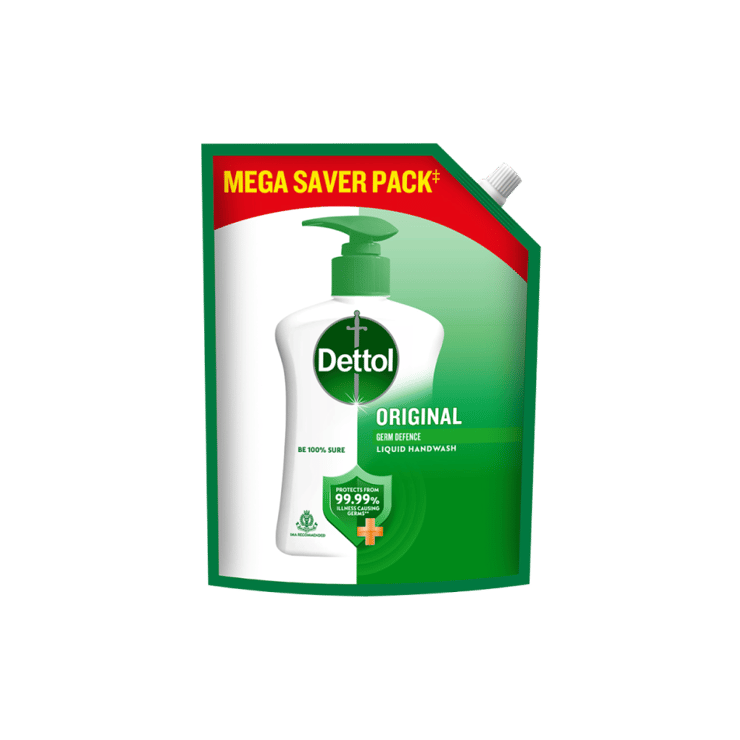 Dettol Liquid Hand Wash Refill Pouch (Original Germ Protection) – 1.35 ltr