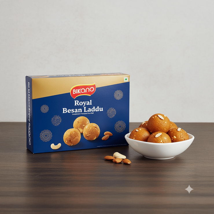 Royal Besan Laddu Bikano – 200 g