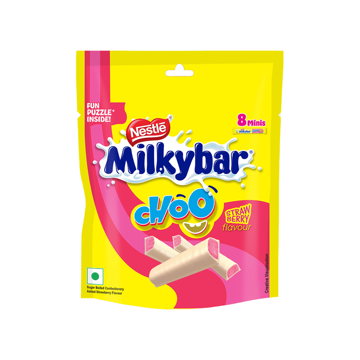 Nestle Milkybar Choo Strawberry Flavoured ShareBag – 80 g