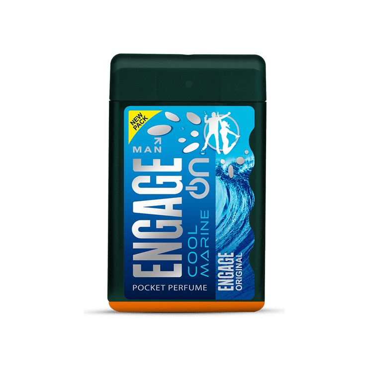 Engage On Cool Marine Men’s Pocket Perfume – 17 ml