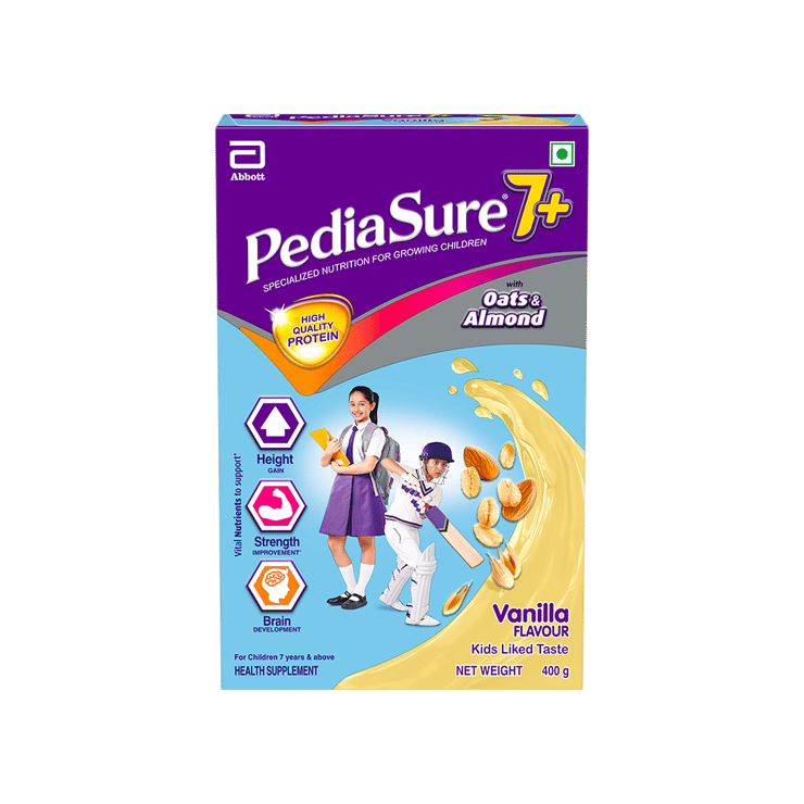 PediaSure 7+ Specialized Nutrition for Growing Children Vanilla Drink Mix – 400 g