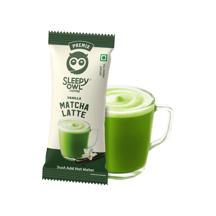 Sleepy Owl Vanilla Bean Matcha Premix – 18 g