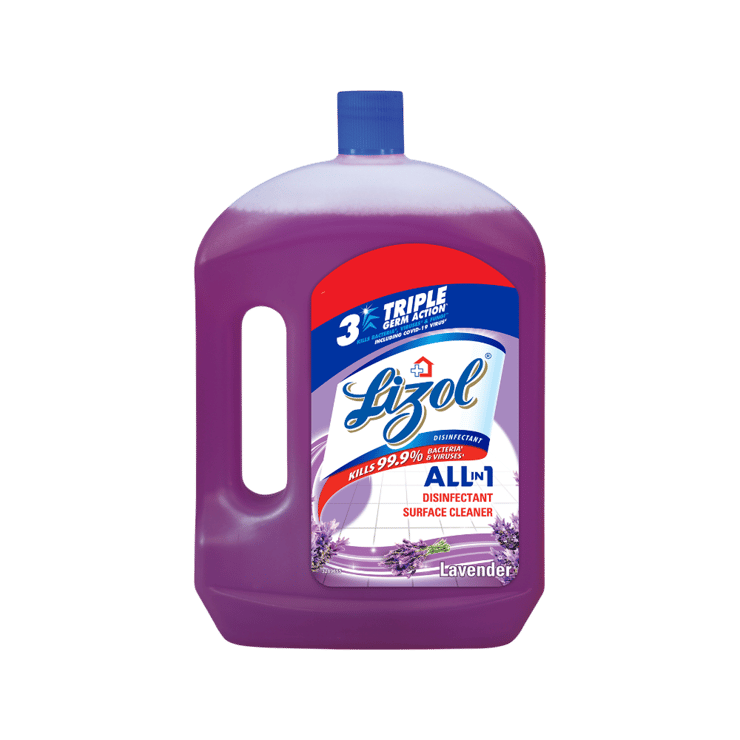 Lizol Disinfectant Surface & Floor Cleaner (Lavender) – 2 ltr