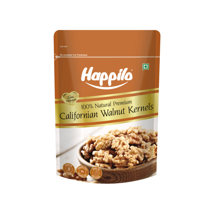 Happilo Premium Natural Californian Walnut Kernels – 200 g