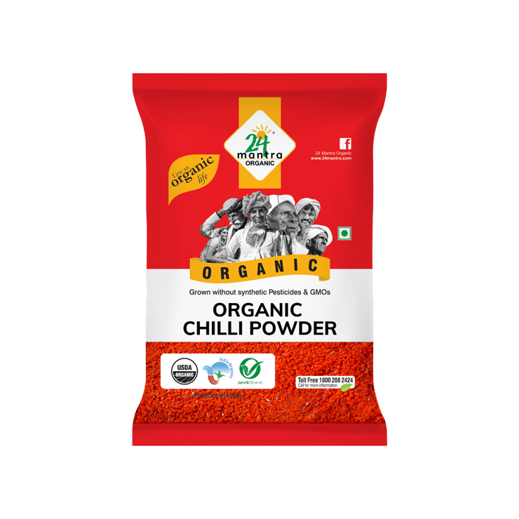 24 Mantra Organic Red Chilli Powder – 200 g