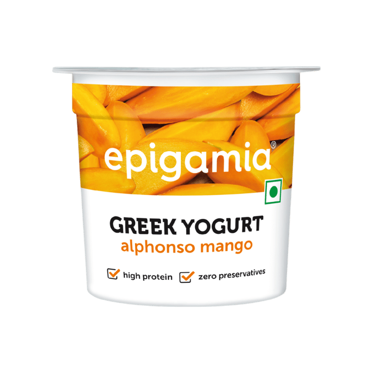 epigamia Greek Alphonso Mango Yogurt – 85 g