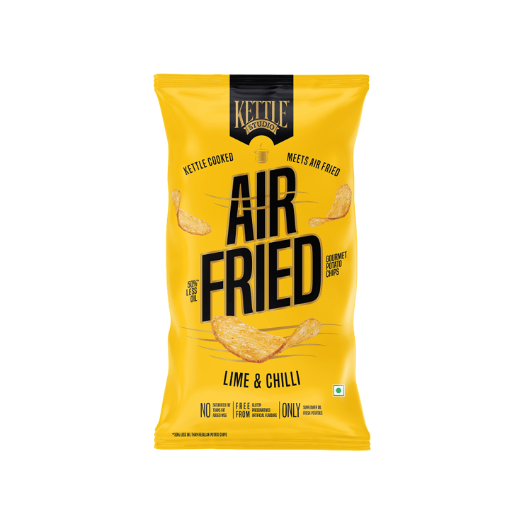 Kettle Studio Air Fried Lime & Chilli Potato Chips – 80 g