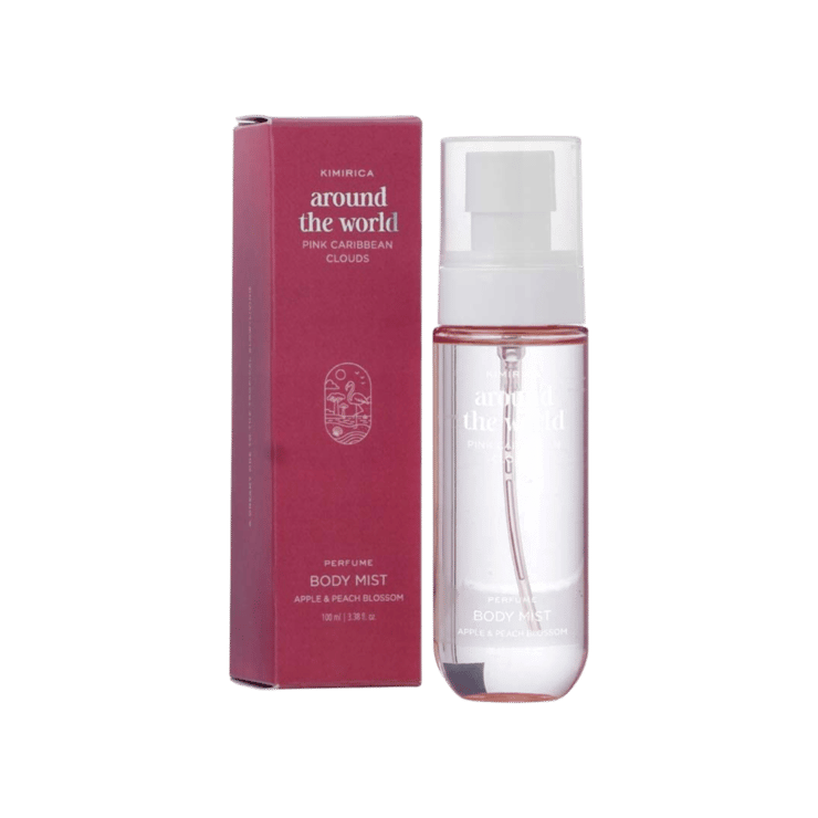 Kimirica Around the World Pink Caribbean Body Mist (Rose & Peach) – 100 ml
