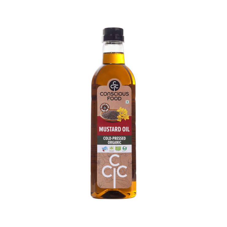 Conscious Food Organic Mustard Oil – 500 ml