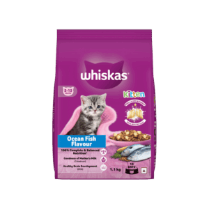 Whiskas Dry Kitten Food - Ocean Fish Flavour (2-12 months) - 1.1 kg