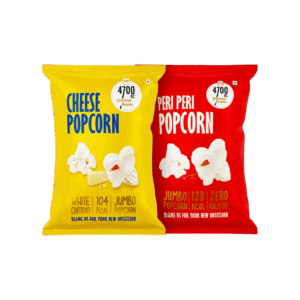4700BC Cheese & Peri Peri Popcorn Jumbo Size - Pack of 2 - 47 g
