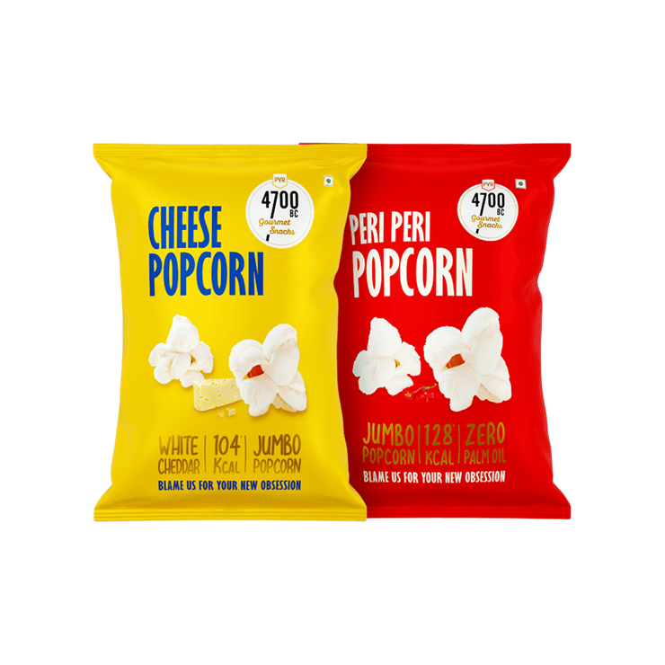 4700BC Cheese & Peri Peri Popcorn Jumbo Size – Pack of 2 – 47 g