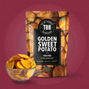 To Be Honest Golden Sweet Potato Chips with Peri Peri - 75 g