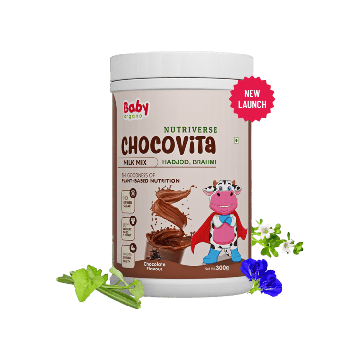 BabyOrgano Chocolate Nutriverse Chocovita Kids Milk/ Doodh Mix – 300 g