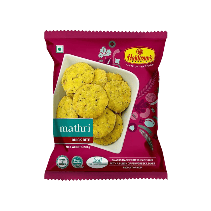 Haldiram’s Nagpur Quick Bite Mathri/Matthi – 200 g