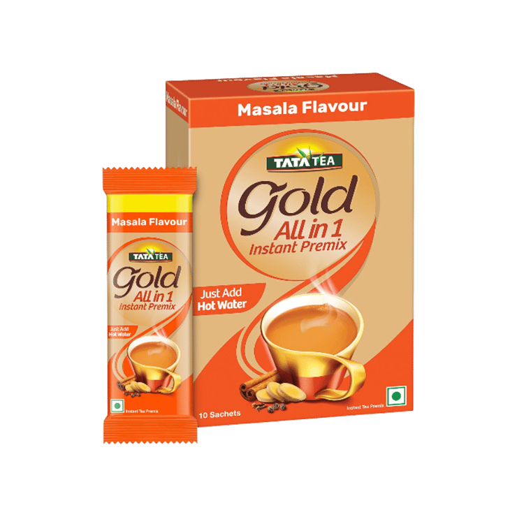 Tata Tea Gold Instant Premix (Masala Flavour) – 10 x 14 g