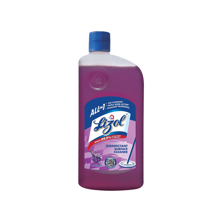 Lizol Disinfectant Surface & Floor Cleaner (Lavender – 500 ml) – 500 ml