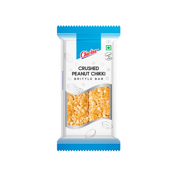 Crushed Peanut Chikki by Charliee – 100 g