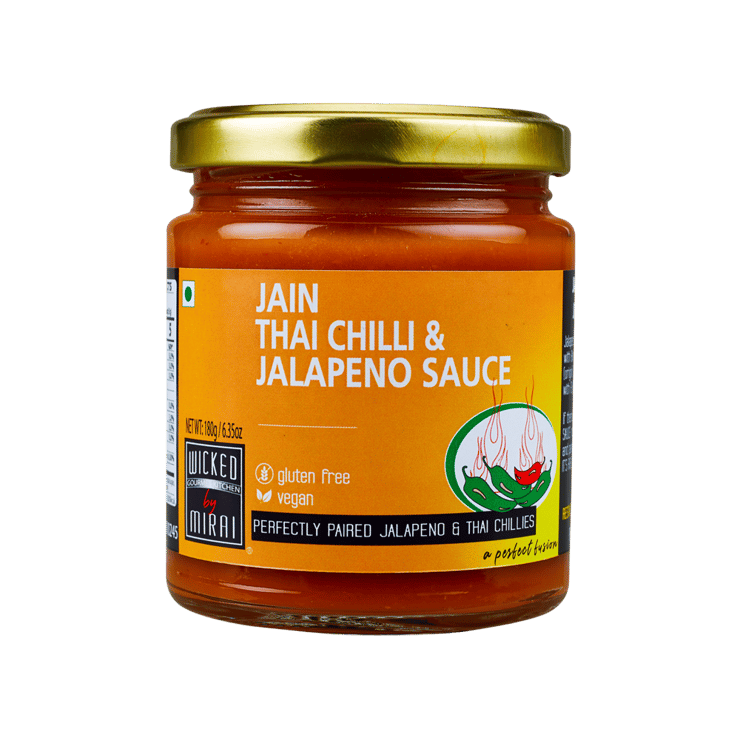 Wicked Gourmet Kitchen By Mirai Jain Thai Chilli Jalapeno Sauce – 180 g