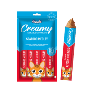 Drools Creamy Lickable Seafood Medley Cat Treat - 1 pack (4+1 pieces)