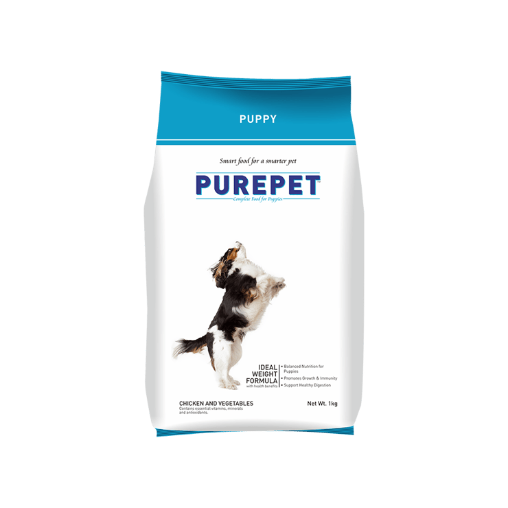 PurePet Dry Puppy Food (Chicken & Vegetables) – 1 kg
