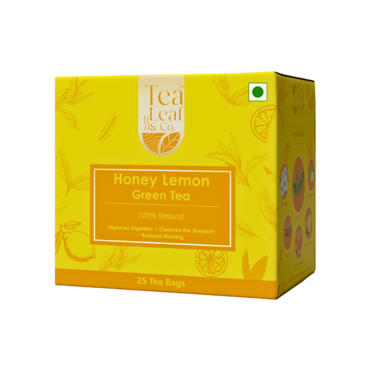 Tea Leaf & Co. Honey Lemon Green Tea Bags – 25 pieces