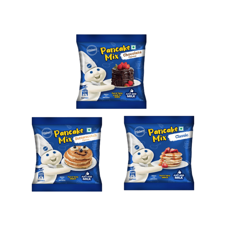 Pillsbury Pancake Mix Variety Pack – 3 x 80 g