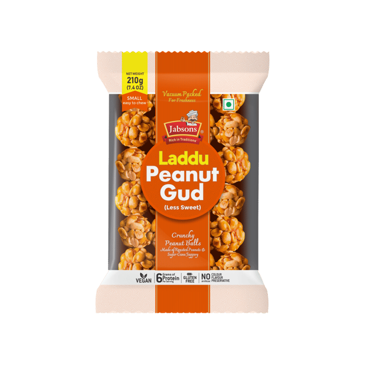 Laddu Peanut Gud by Jabsons – 210 g