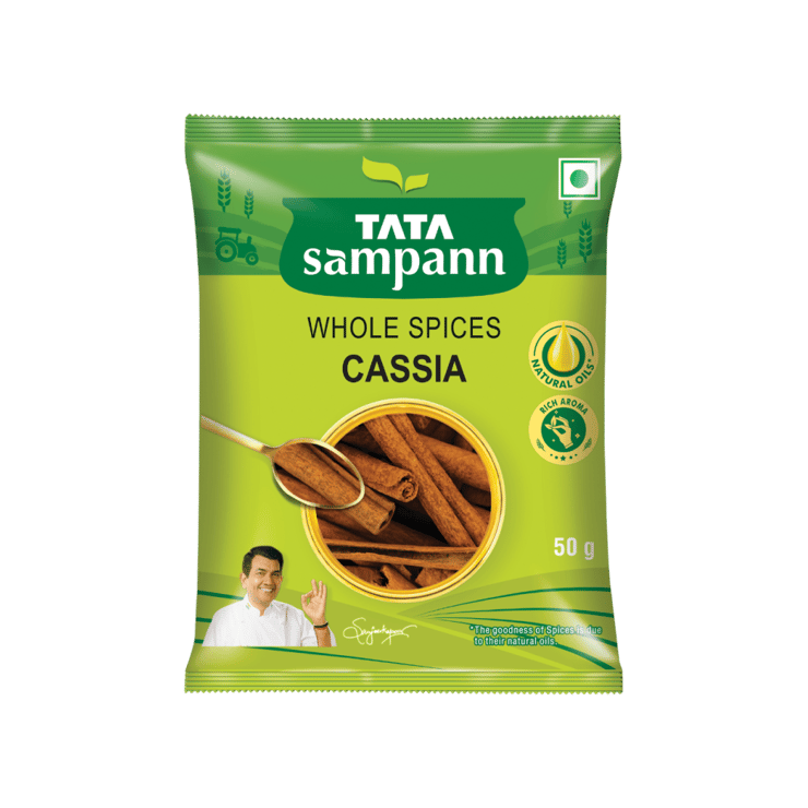 Tata Sampann Cassia Bark (Taj) Whole – 50 g