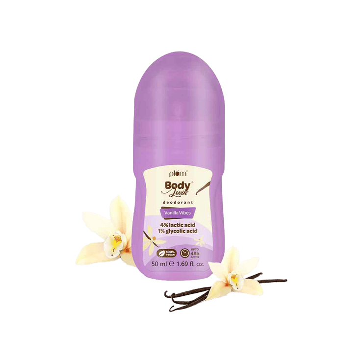 Plum BodyLovin’ Vanilla Vibes Deodorant Roll on – 50 ml