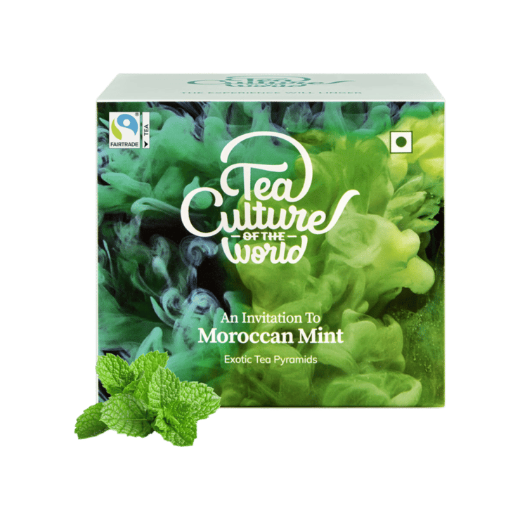 Tea Culture of the World Moroccan Mint Tea Bags – 16 pieces