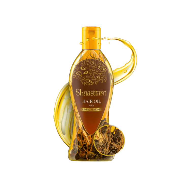 Shaastram Olive & Almond Hair Oil – 180 ml