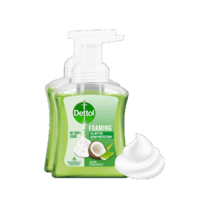 Dettol Aloe Coconut Foaming Handwash 250 ml - Pack of 2 - 2 x 250 ml